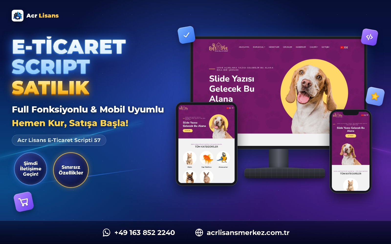 Acr Lisans E-Ticaret Scripti 57
