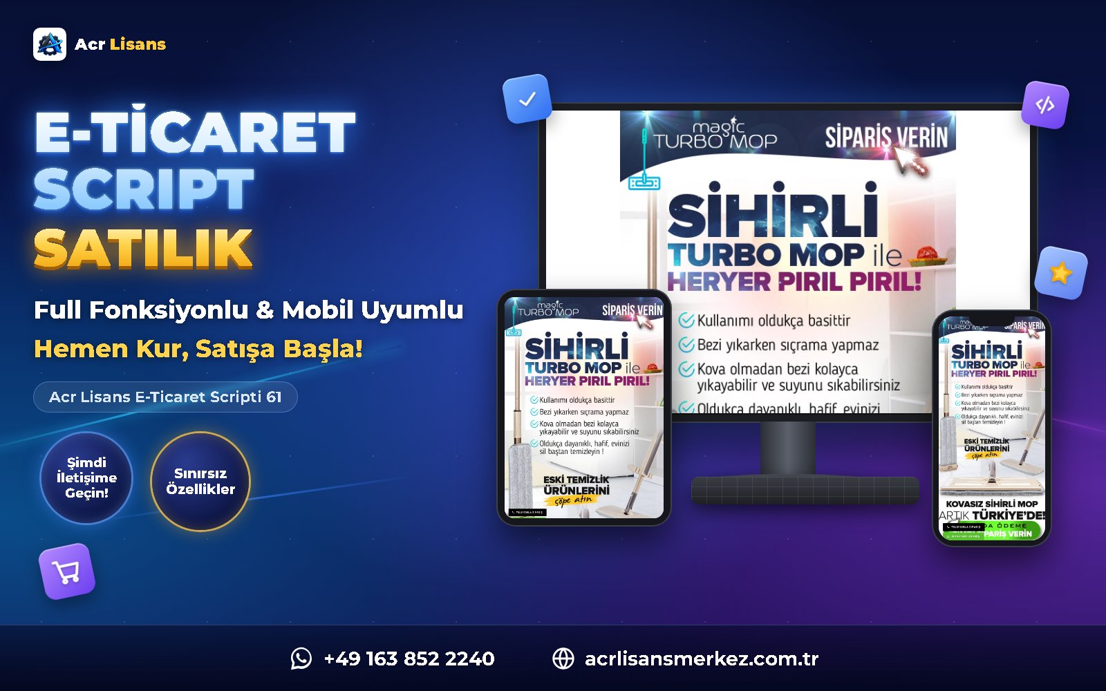 Acr Lisans E-Ticaret Scripti 61