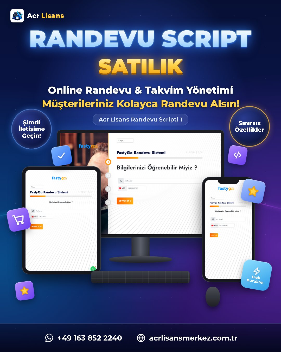 Acr Lisans Randevu Scripti 1 ekran görüntüsü 1