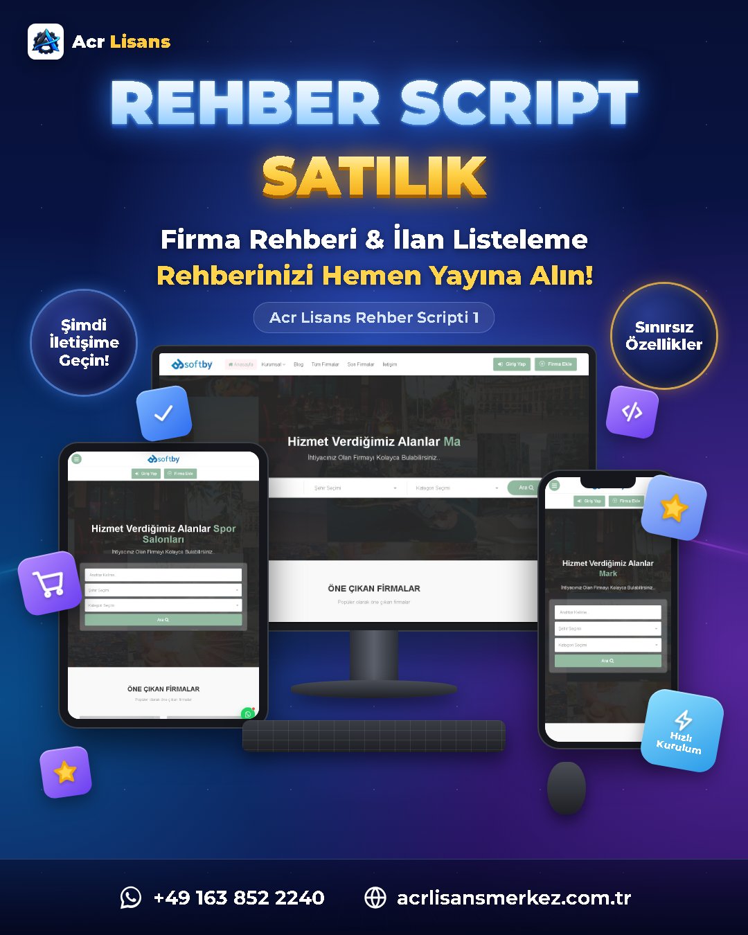 Acr Lisans Rehber Scripti 1 ekran görüntüsü 1