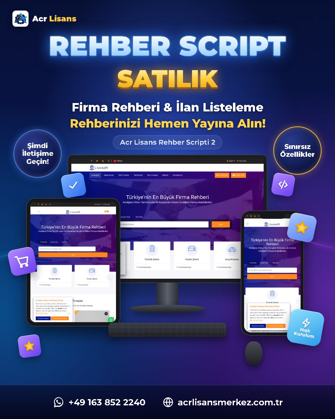 Acr Lisans Rehber Scripti 2 ekran görüntüsü 1