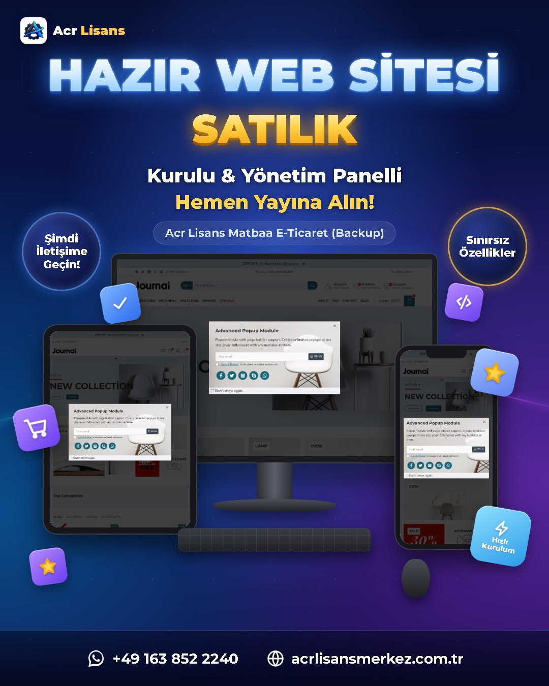 Acr Lisans Matbaa E-Ticaret (Backup) ekran görüntüsü 1