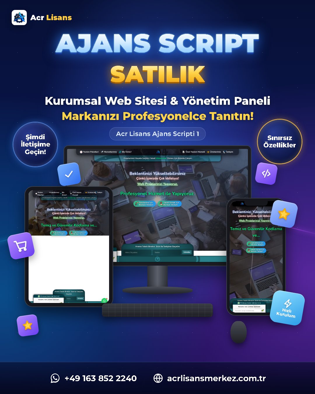Acr Lisans Ajans Scripti 1 ekran görüntüsü 1