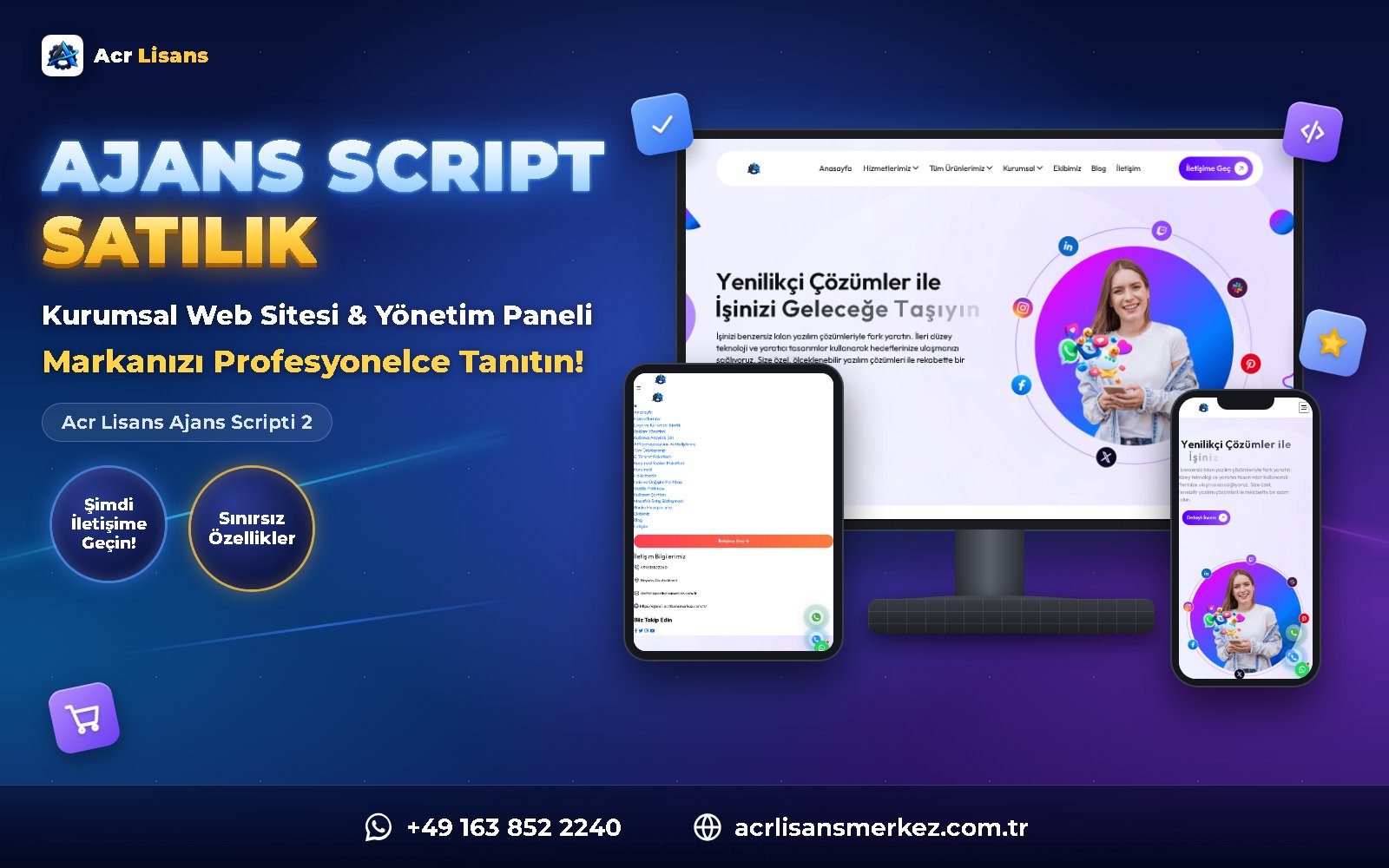 Acr Lisans Ajans Scripti 2 ana ekran görüntüsü