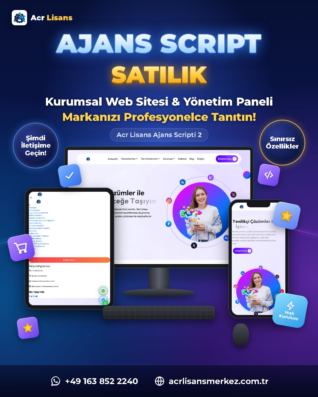 Acr Lisans Ajans Scripti 2 ekran görüntüsü 1