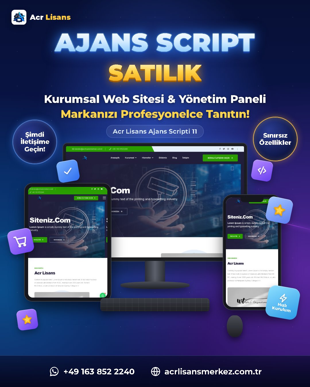 Acr Lisans Ajans Scripti 11 ekran görüntüsü 1