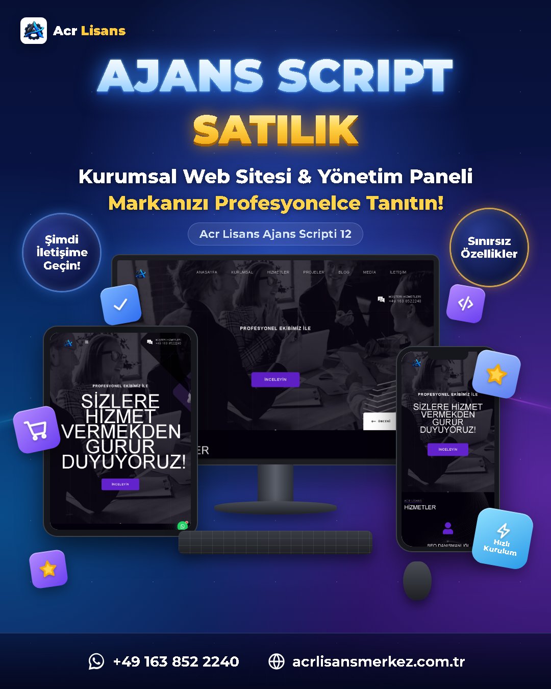 Acr Lisans Ajans Scripti 12 ekran görüntüsü 1
