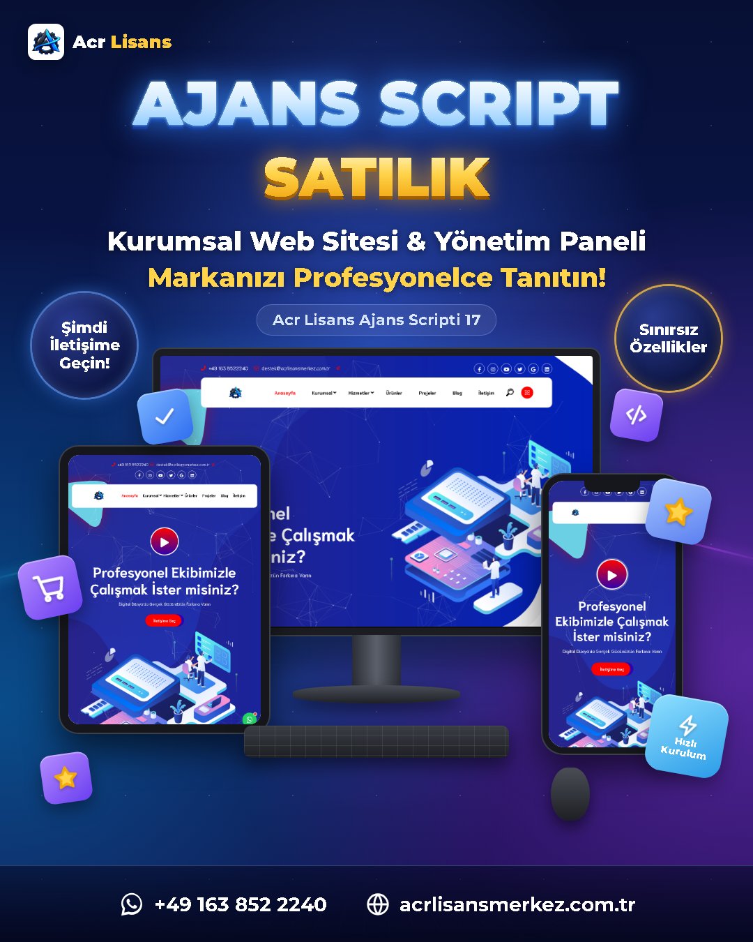 Acr Lisans Ajans Scripti 17 ekran görüntüsü 1