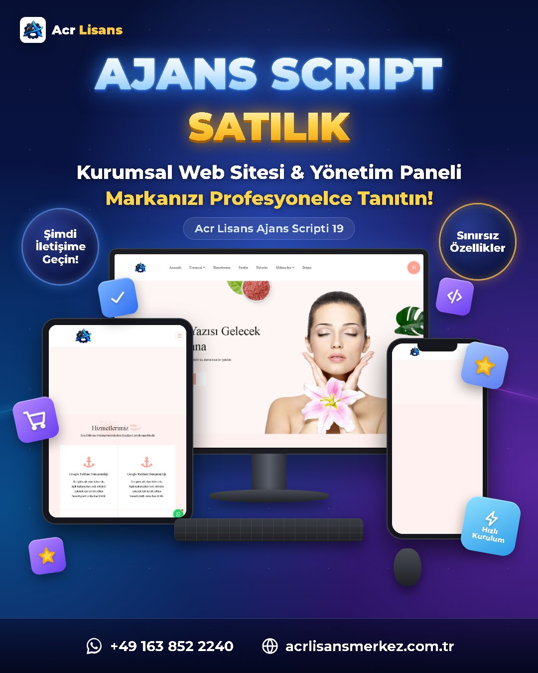 Acr Lisans Ajans Scripti 19 ekran görüntüsü 1