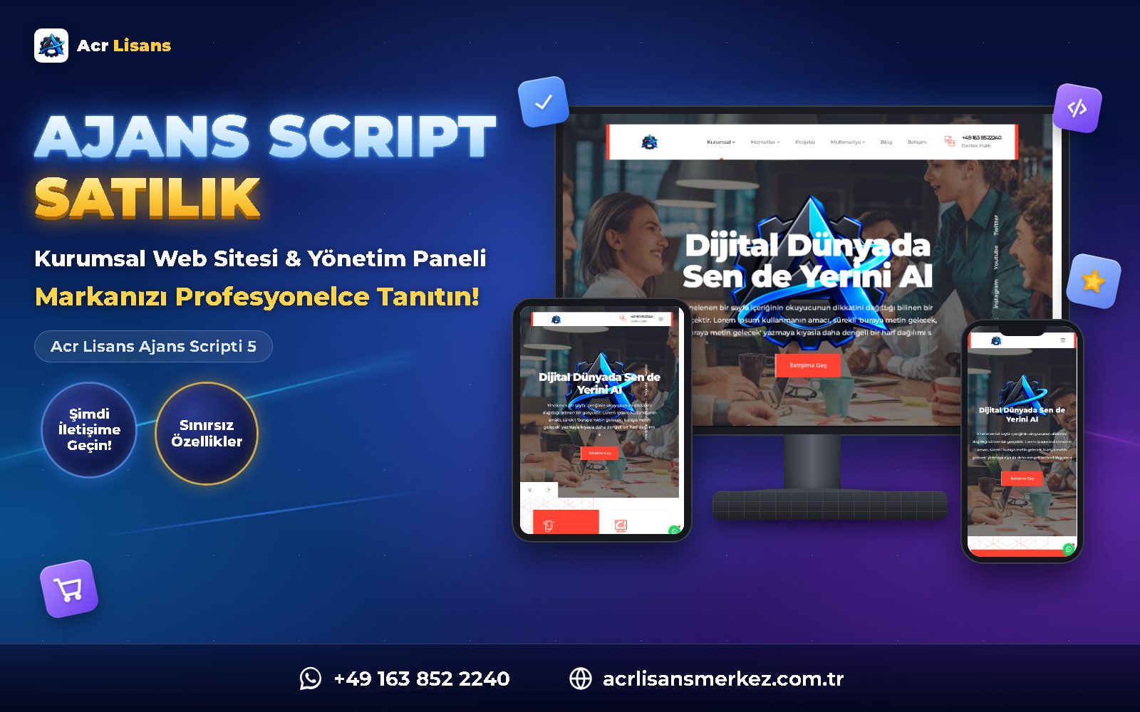 Acr Lisans Ajans Scripti 5 ana ekran görüntüsü