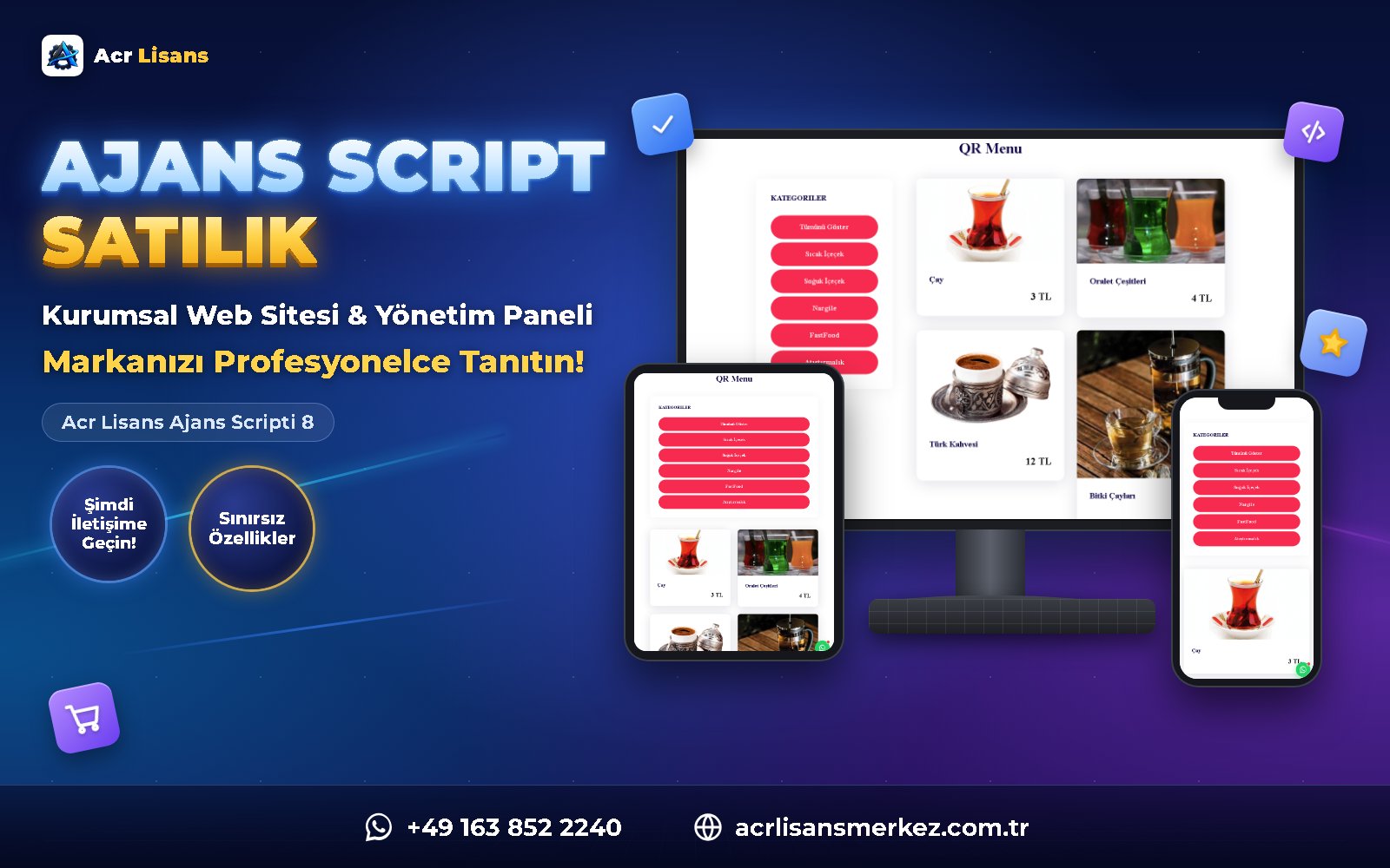 Acr Lisans Ajans Scripti 8 ana ekran görüntüsü