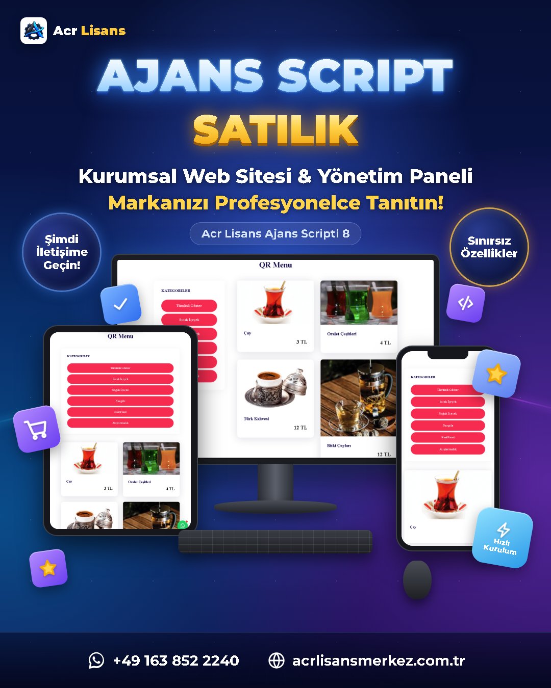 Acr Lisans Ajans Scripti 8 ekran görüntüsü 1