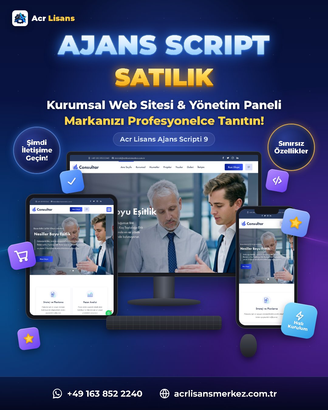 Acr Lisans Ajans Scripti 9 ekran görüntüsü 1