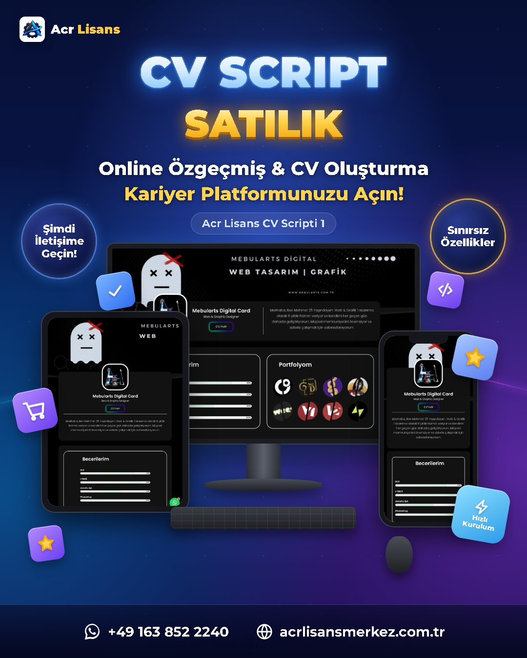 Acr Lisans CV Scripti 1 ekran görüntüsü 1