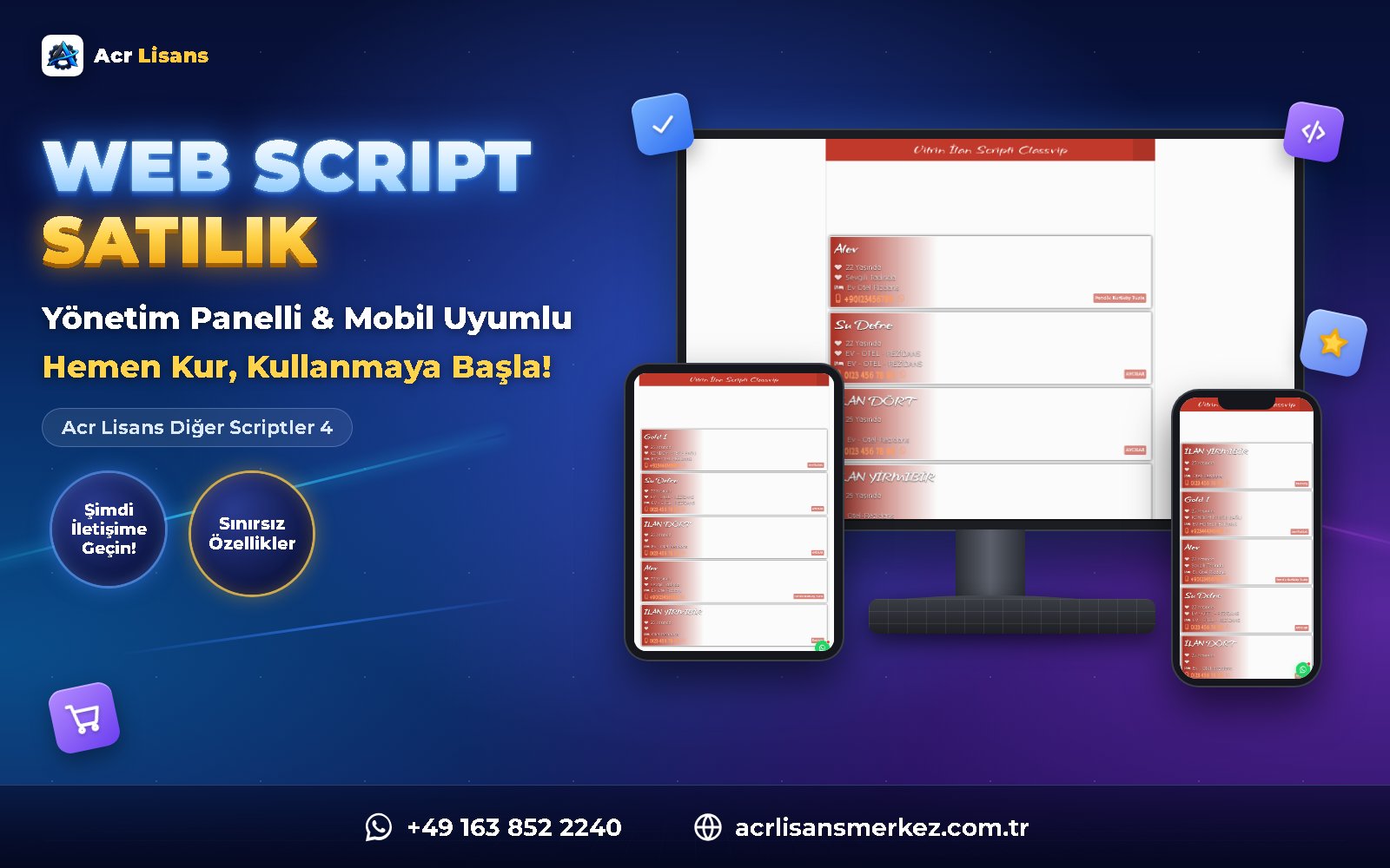 Acr Lisans Diğer Scriptler 4 ana ekran görüntüsü
