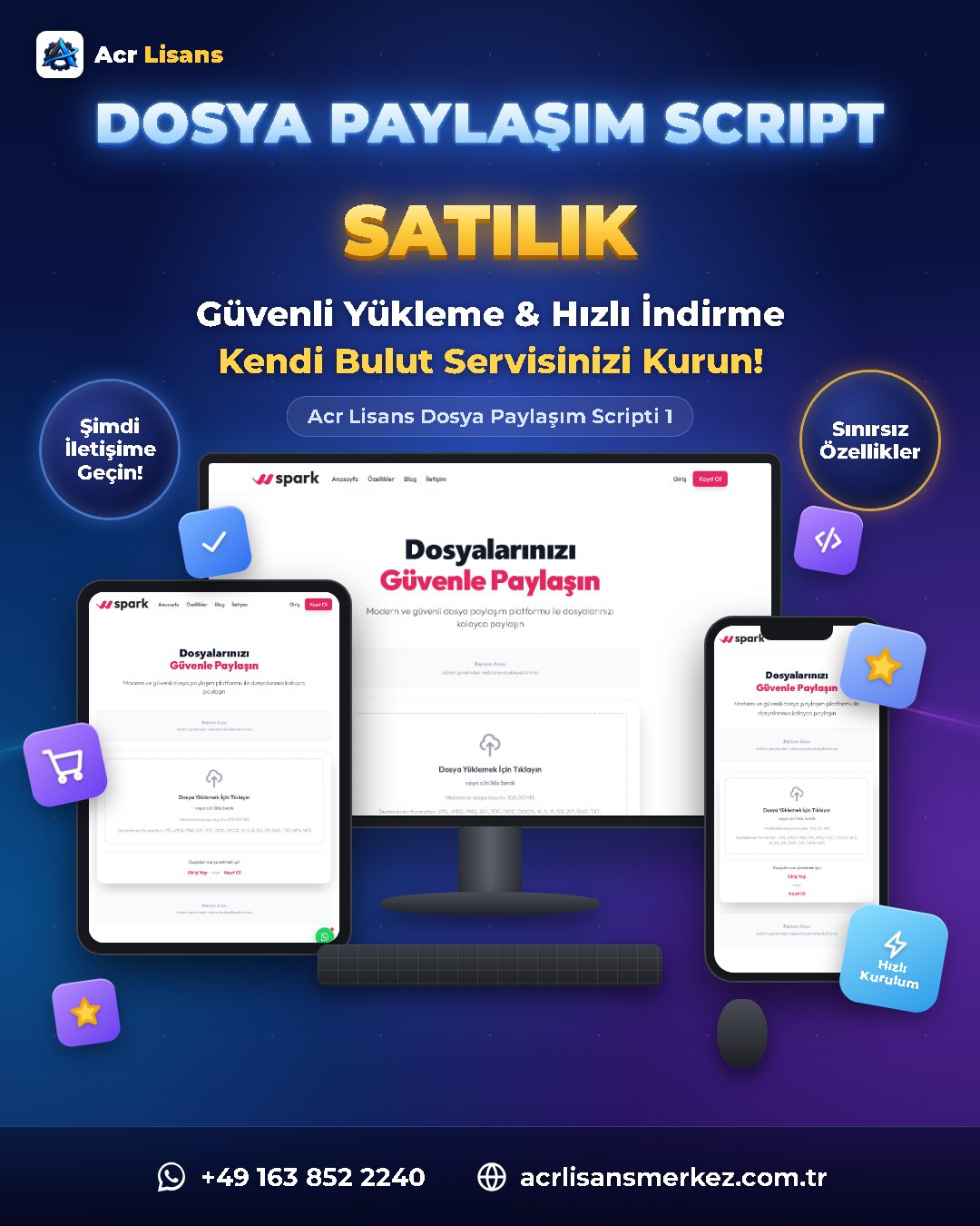 Acr Lisans Dosya Paylaşım Scripti 1 ekran görüntüsü 1